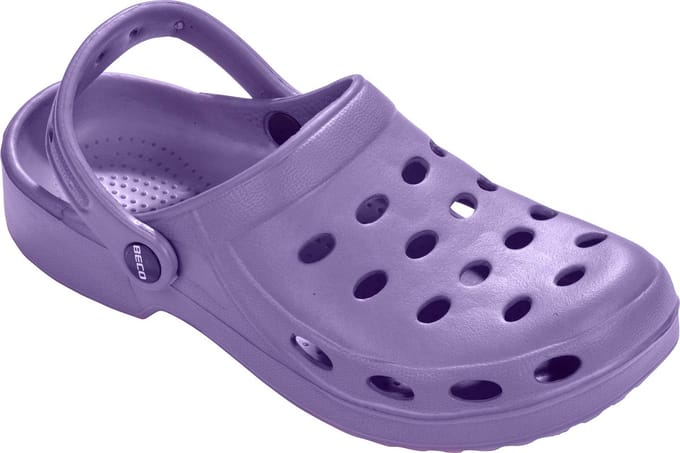 BECO dames clogs - lavendel paars - maat 36