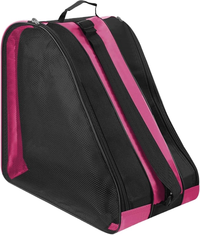 Schaatsen Opbergtas - Wintersport Rugzak - IJsbaan Training - Gestructureerd Compartiment - 25x38x36cm - Roze