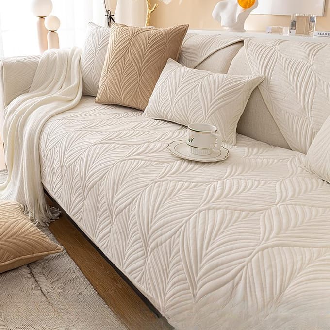 Nordic Simple Sofa Kussen Winter Pluche Verdikt Kussen Antislip Hoes Stoffen Sofahoes 70*70 gray
