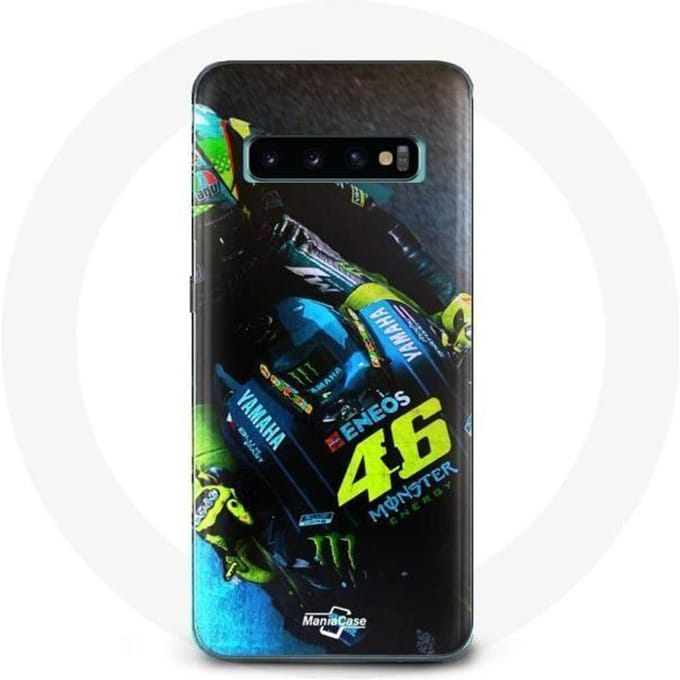 Coque pour Samsung Galaxy s10 plus Valentino Rossi Pilote de course Moto GP