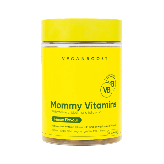 Veganboost Hair Vitamins Mommy Lemon - 60 gummies