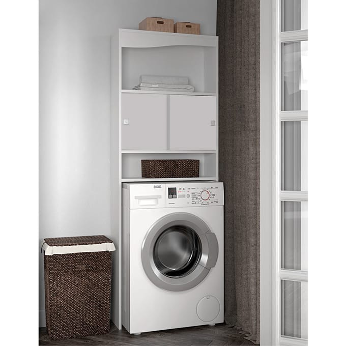 Interia Wasmachinekast Mya Wit