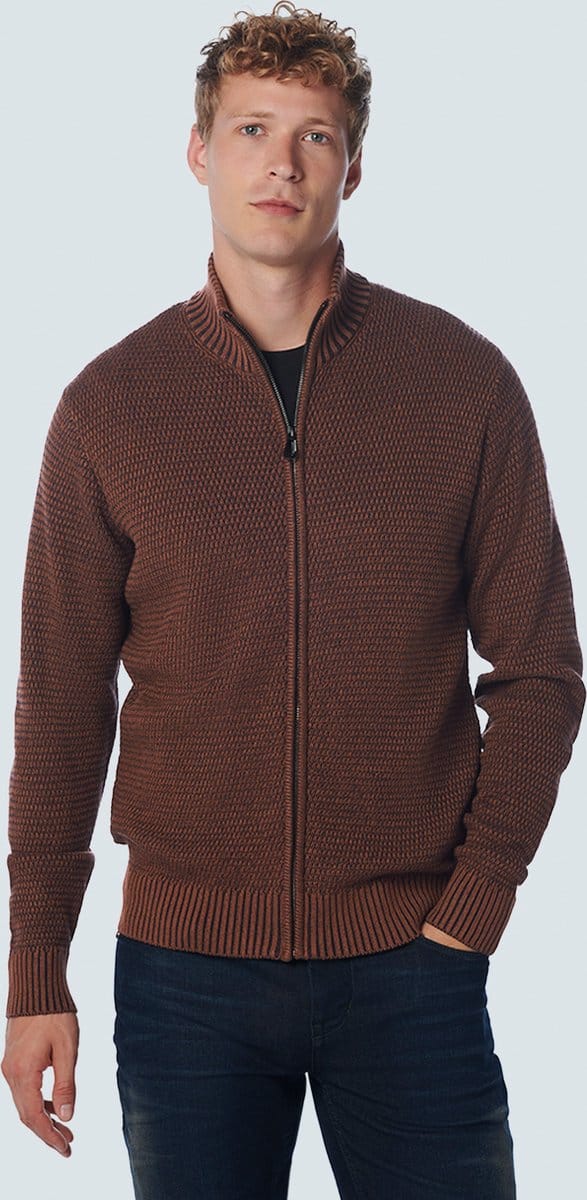 Pullover Volledige Ritssluiting 2 Gekleurd Melange