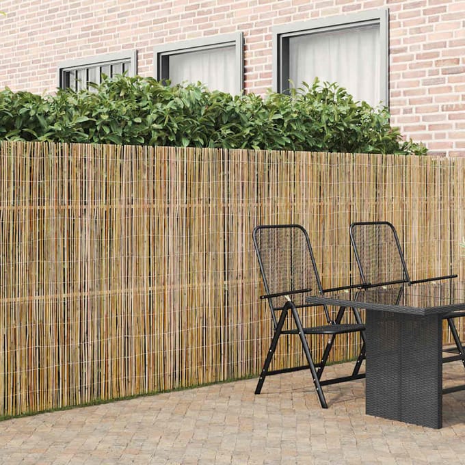 vidaXL - Bamboe - hek - 500 - x - 150 - cm - Bamboe - Naturel