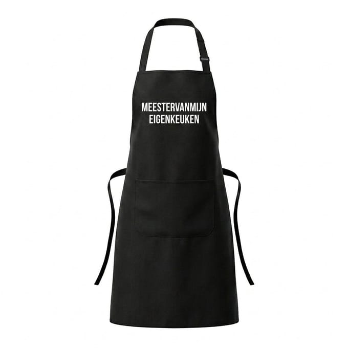 Meester van eigen keuken Barbeque Schort | BBQ Zomer Schort | Keuken Schort