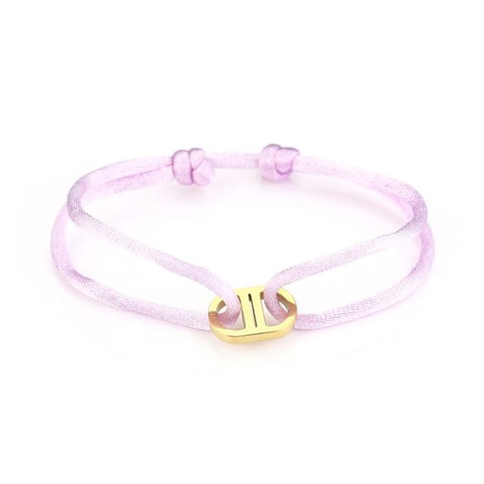 Bijoutheek armband goodlife touw Purple