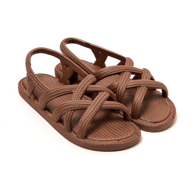 Brasileras Sandalen Damen-Bruin-37