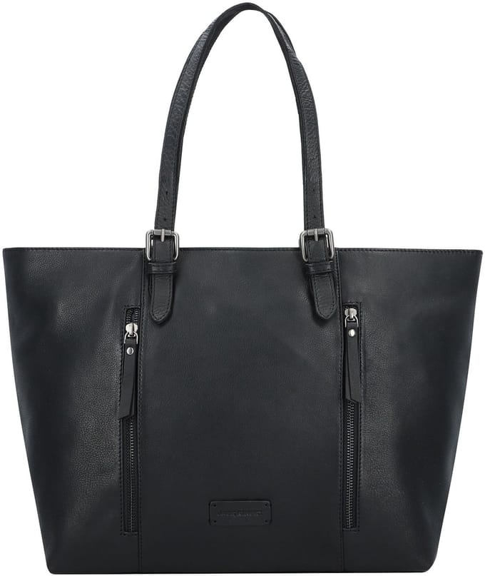 Jack Kinsky Montreal Schoudertas Leer 34 cm - Dames - schwarz