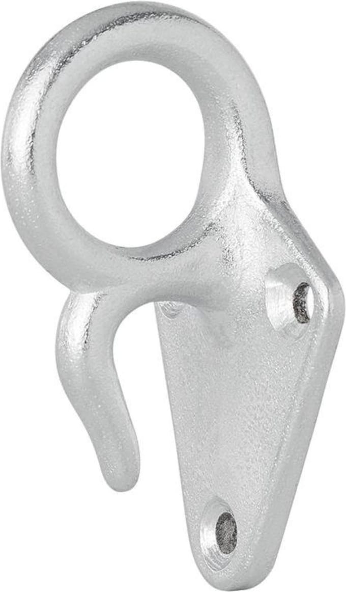 ProPlus Touwhaak - Metaal - Met Oog - 70 x 40 mm - Zilver