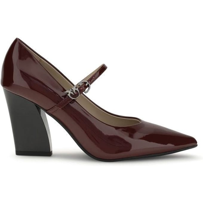 PINKO Bordeaux Kalfsleer Bos Taurus Hakken