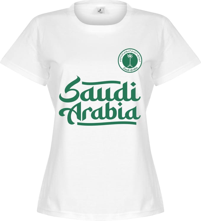 Saudi-Arabië Team T-Shirt - Wit - Dames - S