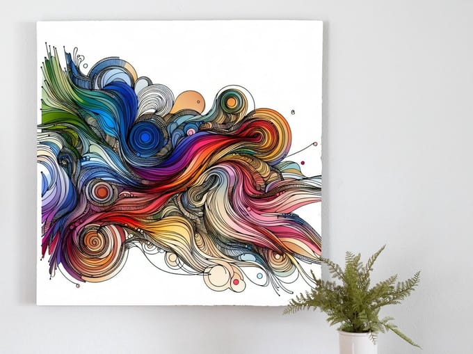 Kunstprint | Wanddecoratie | Dibond | 20 × 20 cm