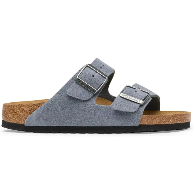 Leren sandalen Birkenstock Arizona Suede