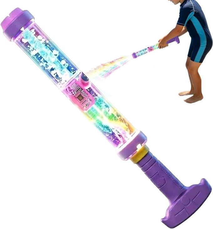 Waterspeelgoed Kinderen - Waterpistool - Buiten Spelen - Spray-geactiveerde LED - 35 cm - Multicolor