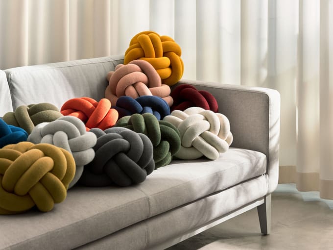 Design House Stockholm Knot Kussen 30x30 Camel