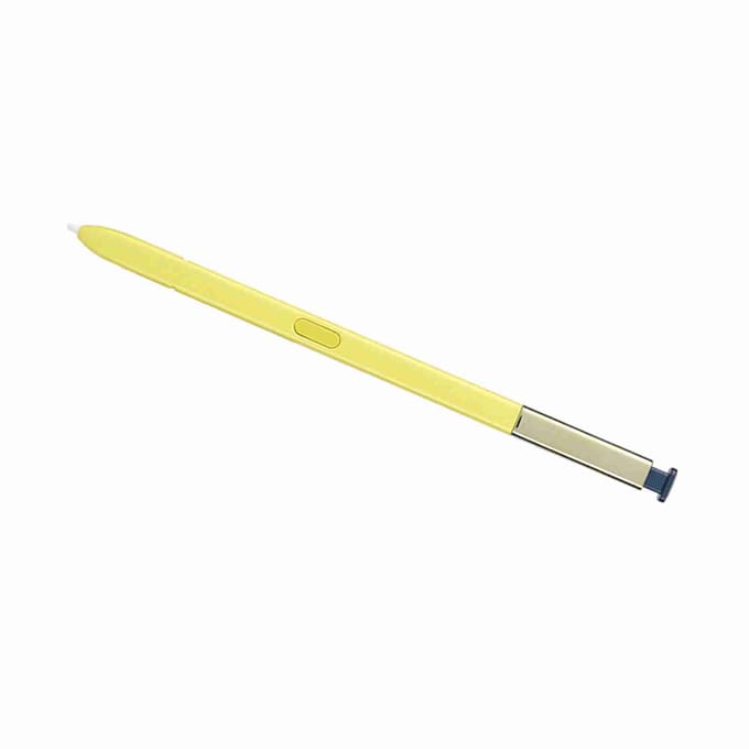 Plastic Behuizing Touchscreen Schrijftoetsenbord Pen Voor Samsung Note 9 N960F N960U (Geel) geel
