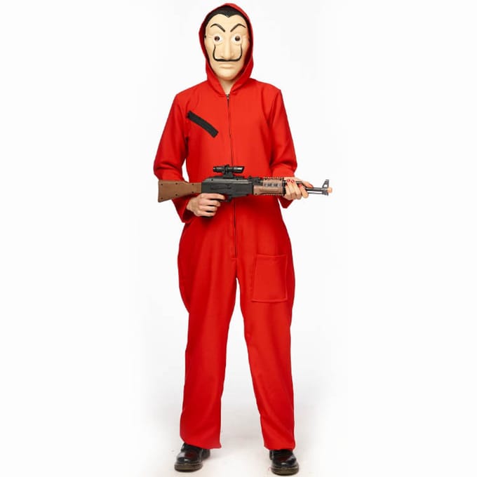 La Casa de Papel pak Volwassenen - Maat 36