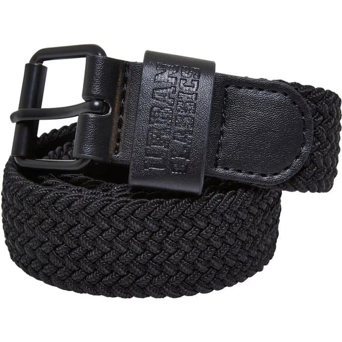 Urban Classics - Elastic Set Kinder riem - S/M - Zwart/Groen