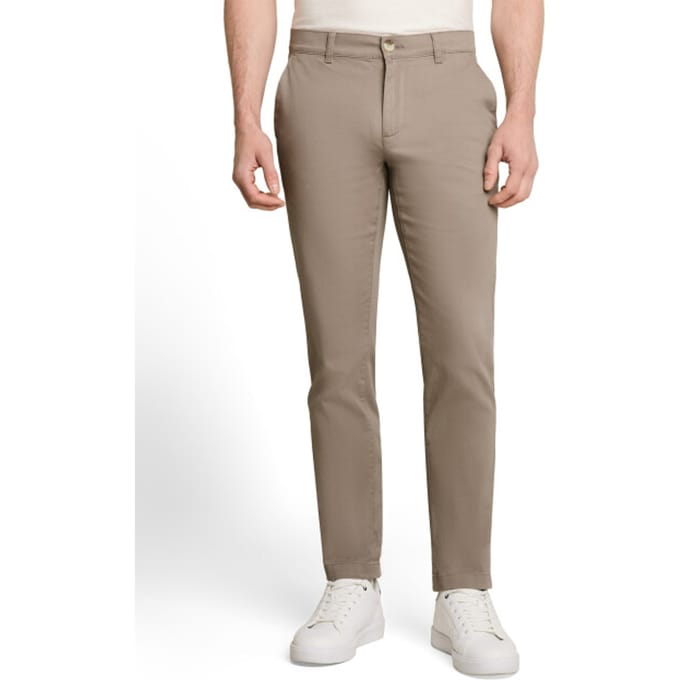 Slim fit chino van katoenmix model 'TRAVIS'