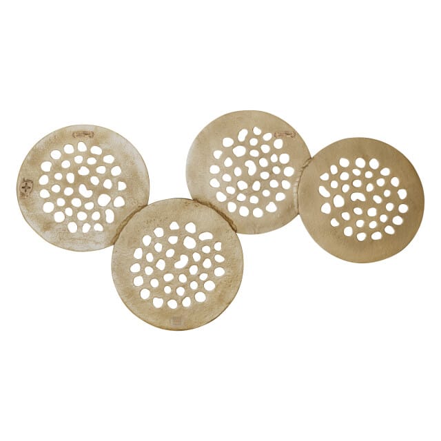 PTMD Wandpaneel Geoffe - 120x5x74 cm - Aluminium - Goud