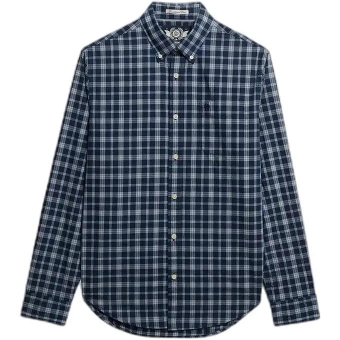 Overhemd met lange mouwen van popeline Superdry Preppy