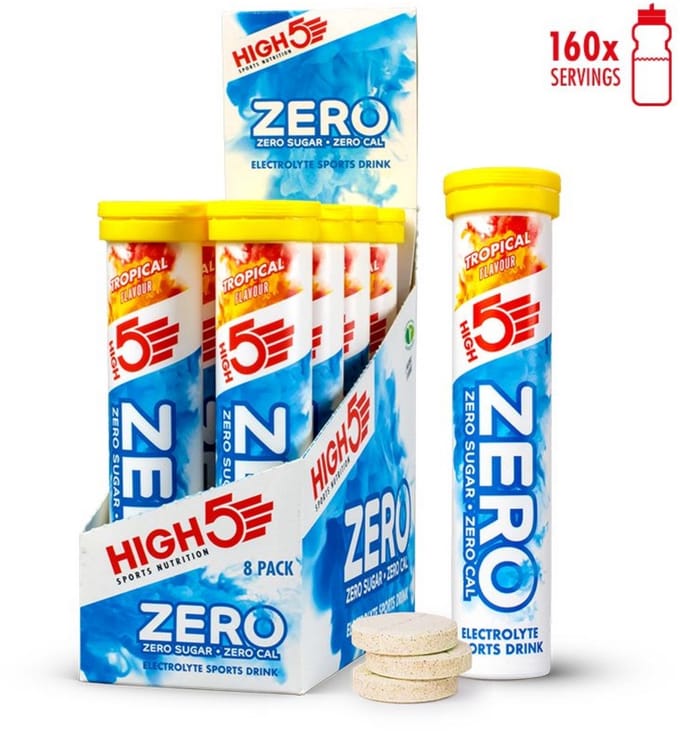 High 5 – Zero Active Hydration Tabs - Tropical - 20x8 - Display - Hydrotabs