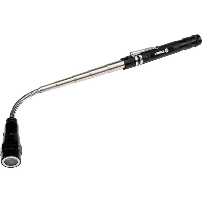 Vorel Chwytak - Telescoop - Magneet - LED - 56,5cm