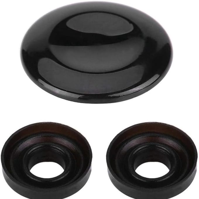 Allecto - Joystick Center Button Cover - Mmi Reparatieset - Zwart