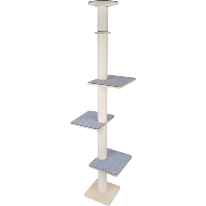 Modern Living plafondspanner Isernia lichtgrijs voor katten
