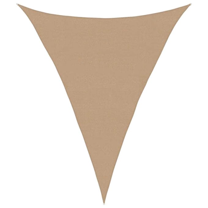 vidaXL Zonnezeil 160 g/m² 4x5x5 m HDPE taupe