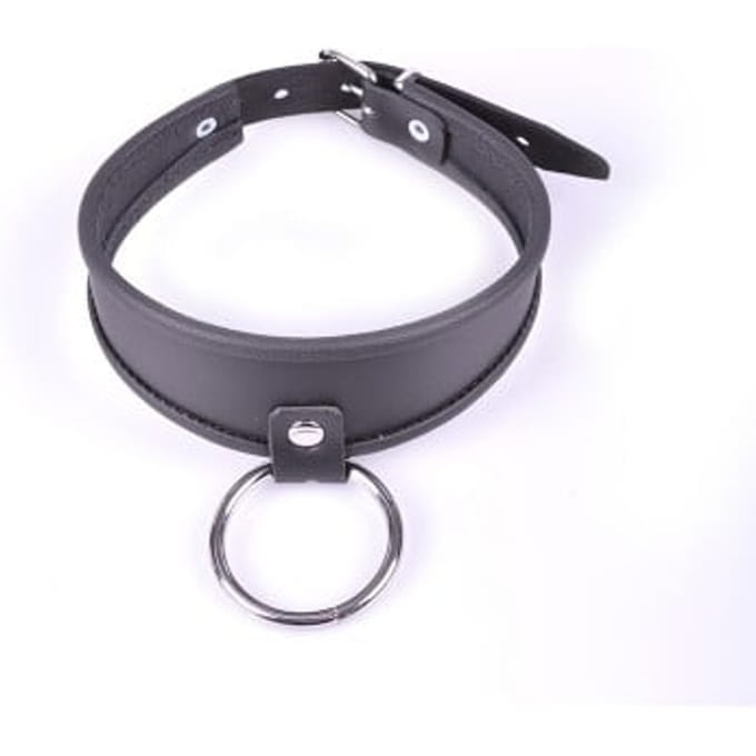 Leather Collar with O ring