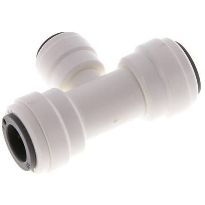 3/8'' x 1/4'' T-koppeling POM Insteekfitting FDA EPDM [2 Stuks]