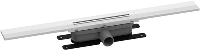Easy drain R-line Clean Color douchegoot 70cm mat wit