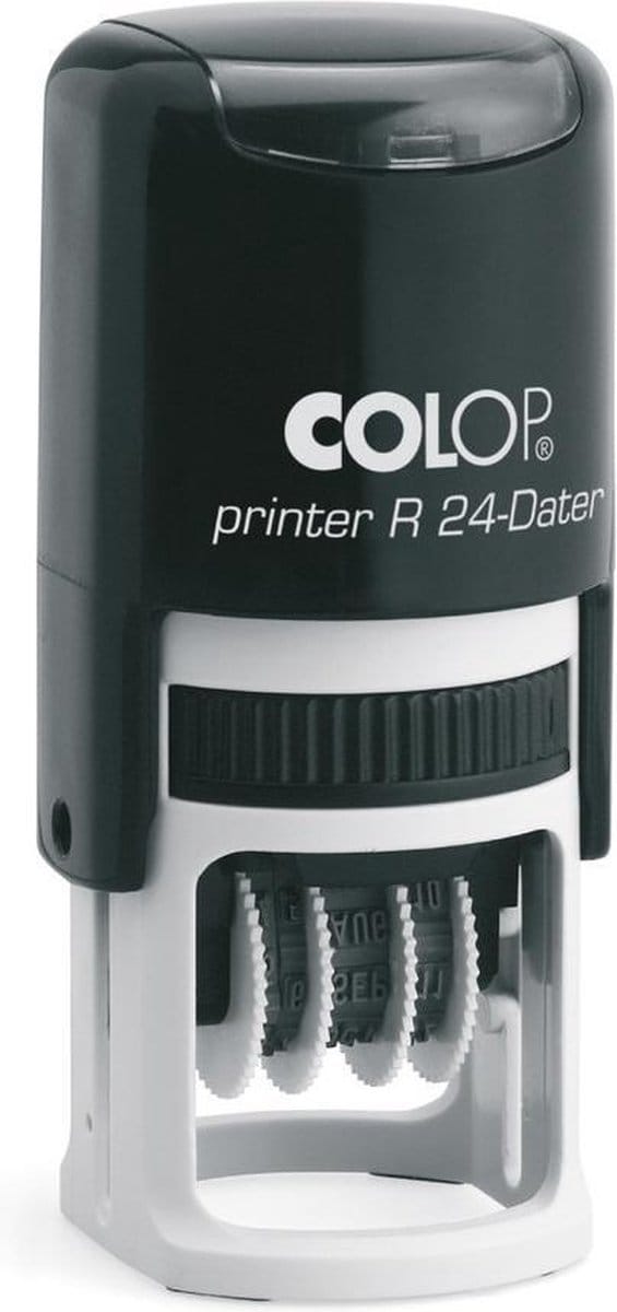 Colop Printer R24/D Blauw - Stempels - Datum stempel Nederlands - Stempel afbeelding en tekst