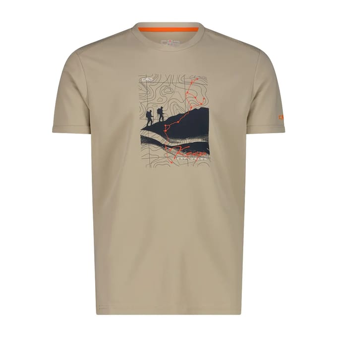 Piqué shirt met adventure-print CMP