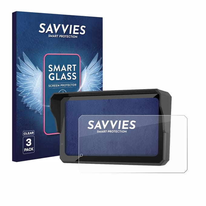 3 Stuks Savvies Screenprotector - geschikt voor Carpuride W602S Pro - beschermfolie glas transparant