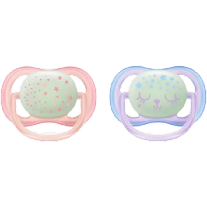 Philips Avent Ultra Air Fopspeen 2-pack - Oranje & Blauw