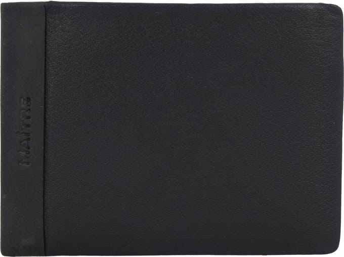 Maître Gerold Portemonnee Leer 10,5 cm - Jongens - Horizontaal - black