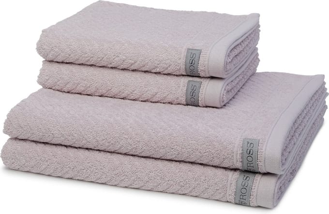 Ross Dames en Heren 2 X handdoek 2 X douchehanddoek - in set Smart