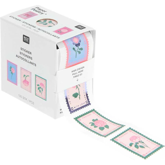 Sticker rol "Stempels"