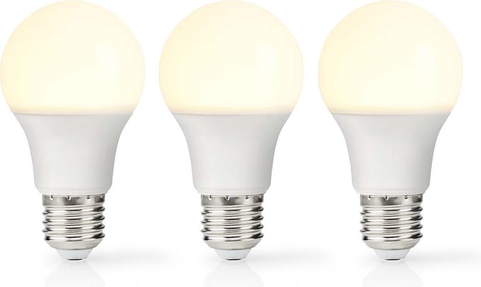 Nedis LED-Lamp E27 - A60 - 11 W - 1055 lm - 2700 - Warm Wit - Retrostijl - Frosted - 3 Stuks