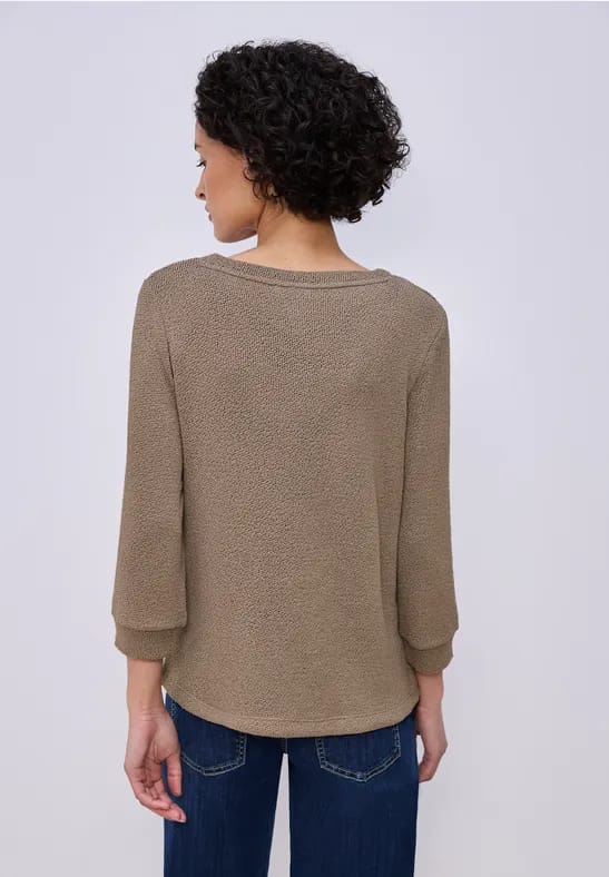 Shirt in effen kleur