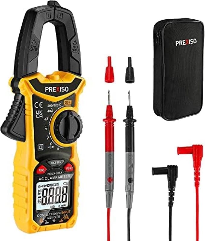 Digitale Klemmeter met Achtergrondverlichting en Meerdere Functies