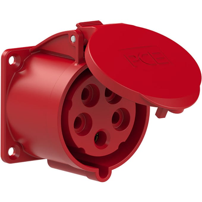 Industriële CEE Paneelstopcontact 32A 5P 400V IP54 - 325-6V