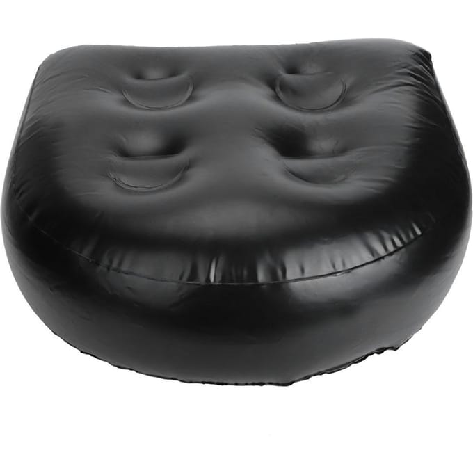 PVC Opblaasbaar SPA Kussen Waterinjectie Massagekussen Opblaasbare Luchtmat voor Hot Tub gray