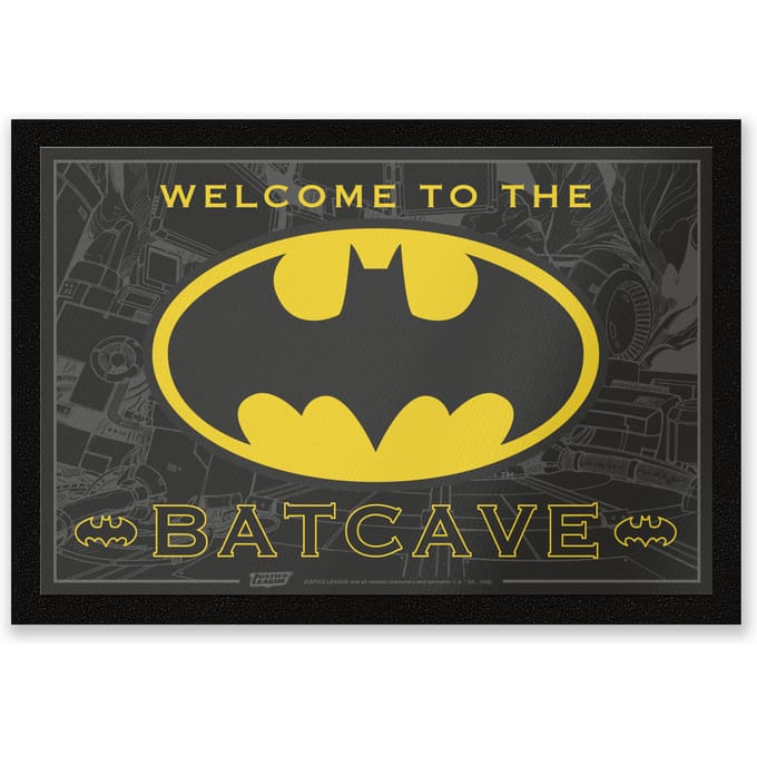 DC Comics Welcome To The Batcave Entrance Mat