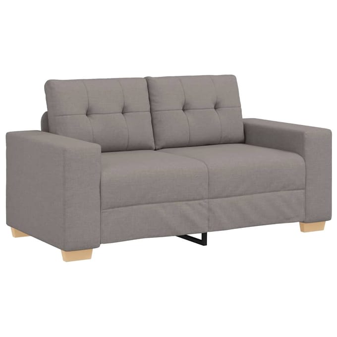 vidaXL - Loveseat - Bank - Taupe - 160x77x82 - cm - Stof