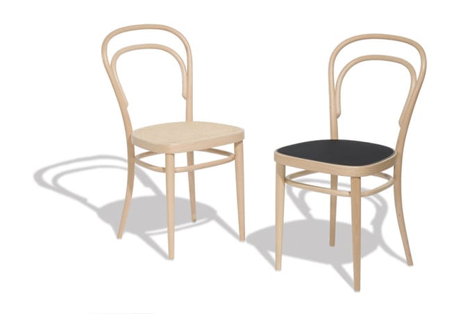 Thonet - 213 Stoel - multiplex komzitting - natuur gebeitst - bruin