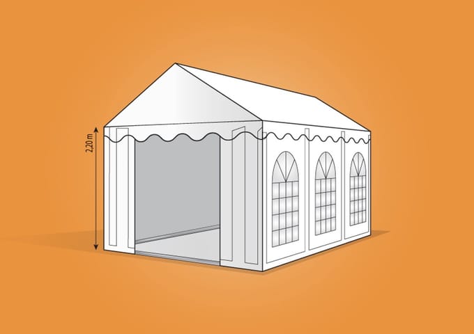 Ambisphere - Feesttent - Partytent - 3x6m XXL | 2,20m
