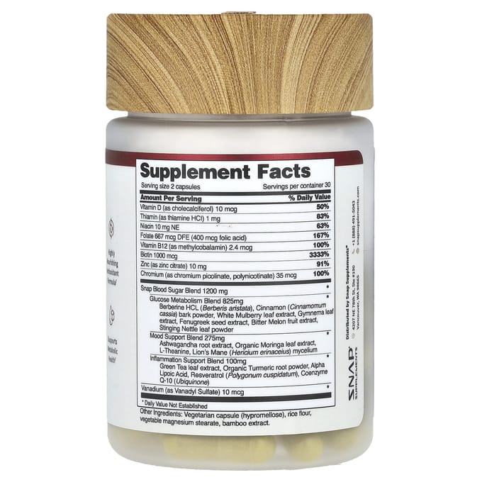 Bloedsuiker, 60 capsules
